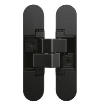 Anselmi Invisible Hinge<br />AN 161 3D FVZ 14/40 AN 018 - Anselmi Concealed Hinge - Black, for flush residential doors with recessed frame facings